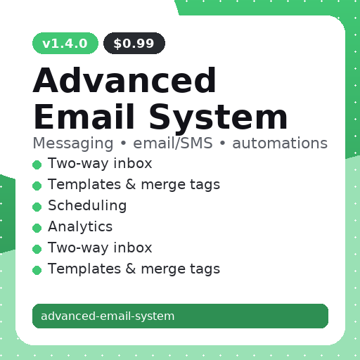 Advanced Email System thumbnail