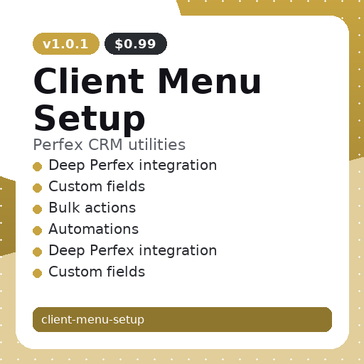 Client Menu Setup thumbnail