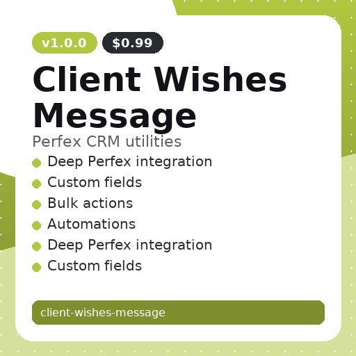 Client Wishes Message thumbnail