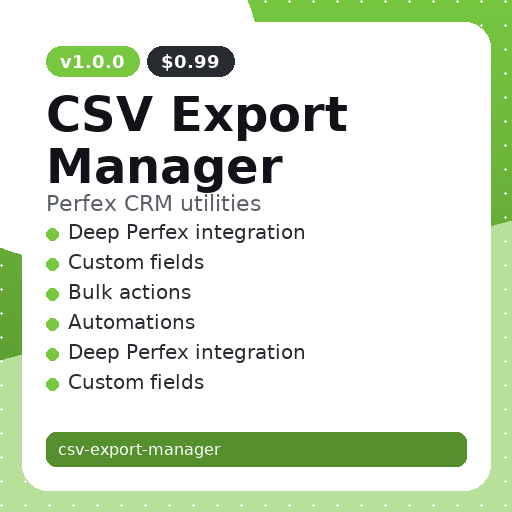 CSV Export Manager thumbnail