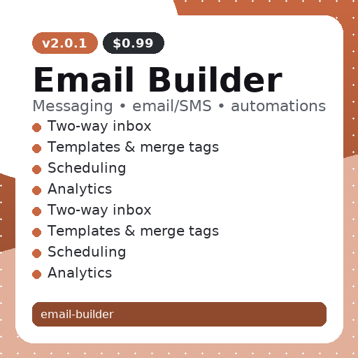 Email Builder thumbnail