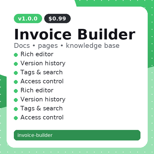 Invoice Builder thumbnail
