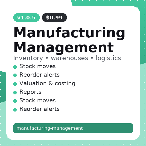 Manufacturing Management thumbnail
