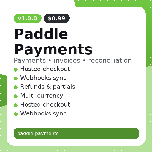 Paddle Payments thumbnail