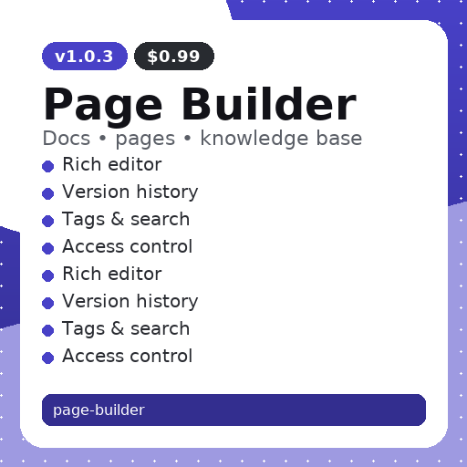 Page Builder thumbnail