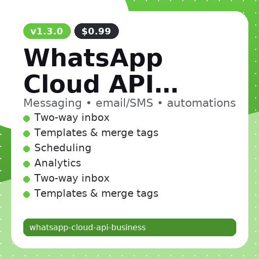 WhatsApp Cloud API Business thumbnail